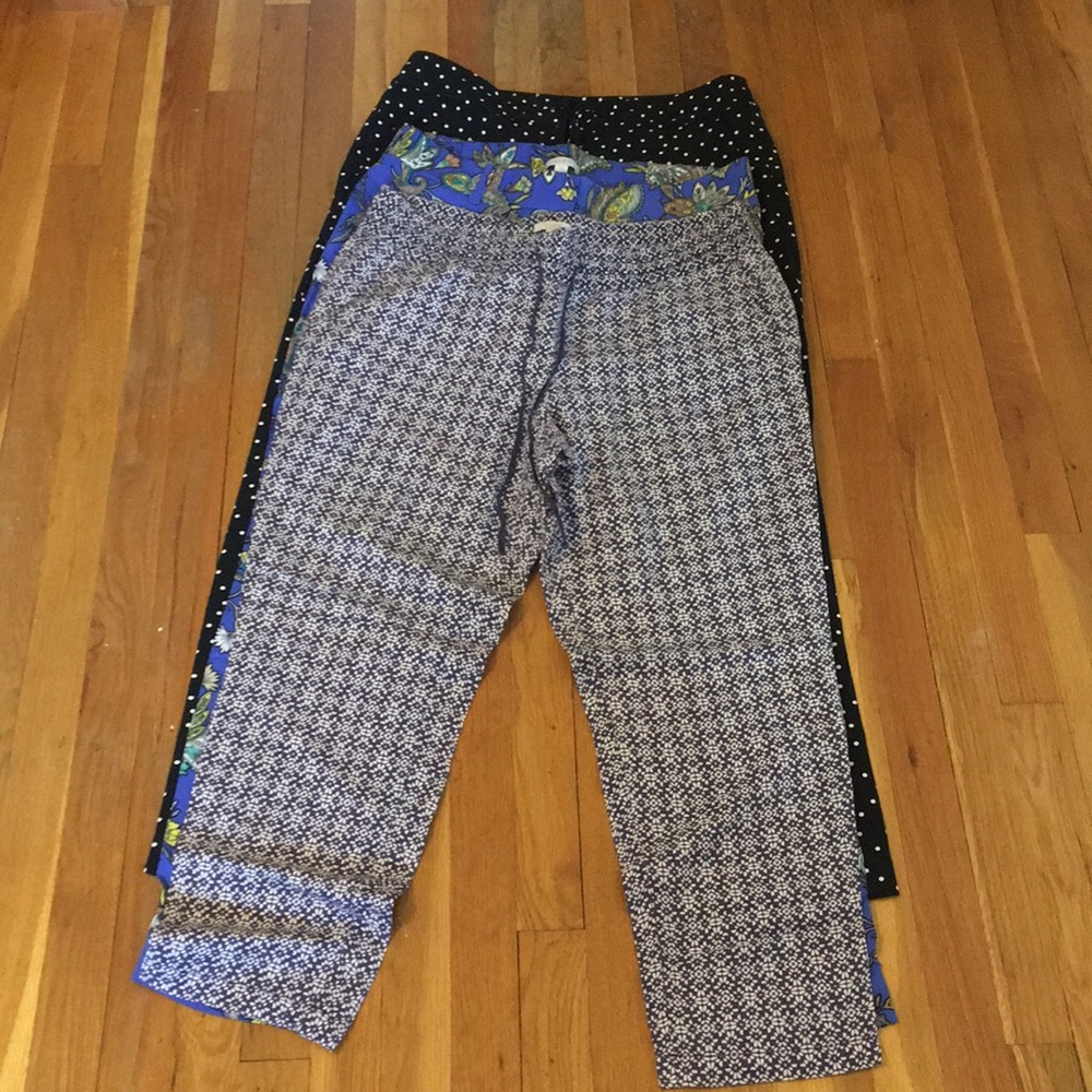 3 Pair of LOFT Marisa casual dress pants SZ. 10